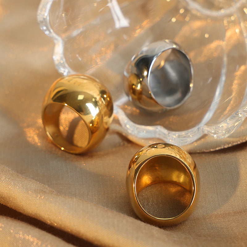 Women's Retro Titanium Steel Ring