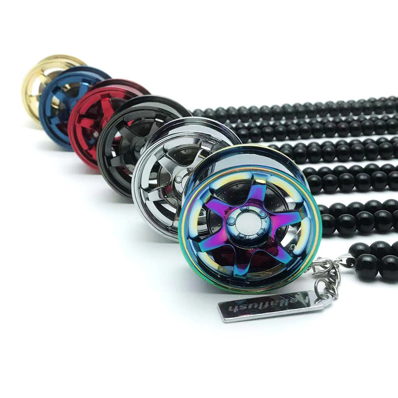 Fashion Rearview Mirror Car Tire Ornaments