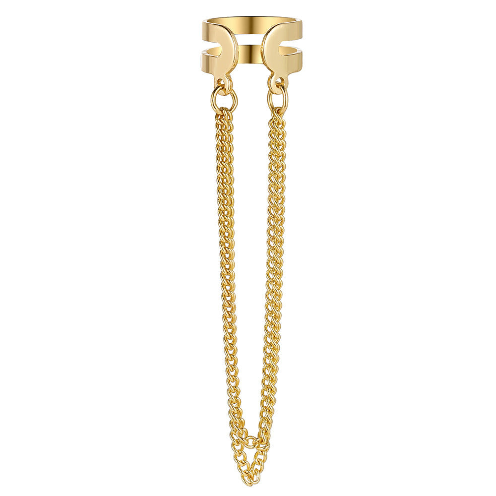 Ensemble créatif simple de cinq clips d'oreille non percés