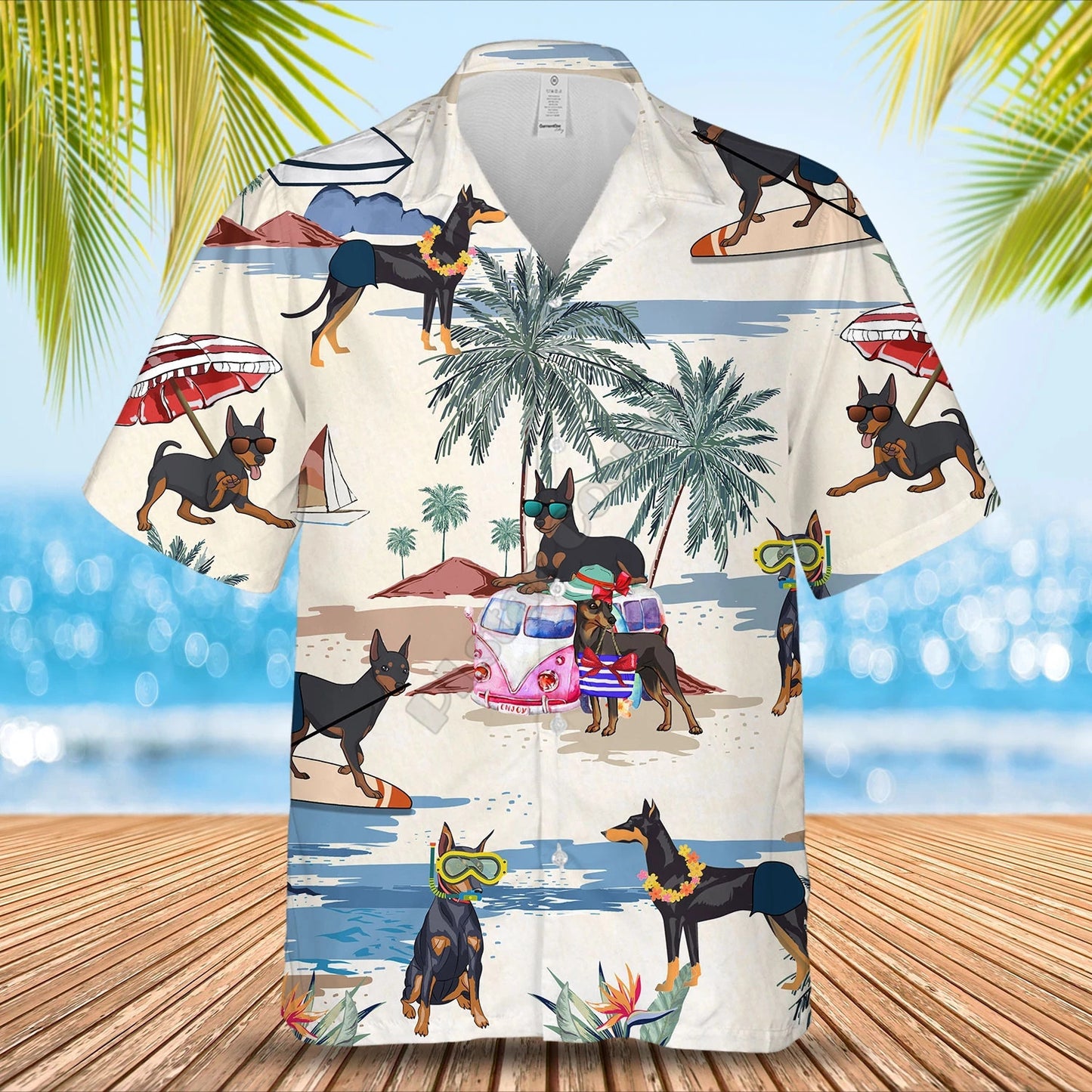 Men's Short Sleeve Loose Lapels Cardigan Top