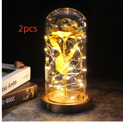 Cubierta de cristal del Principito Rosa