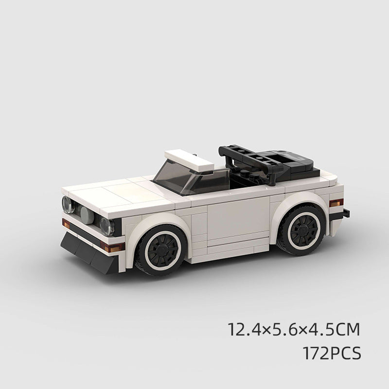 Jouets pour enfants, modèle de voiture de sport et blocs de construction à petites particules, jouets éducatifs MOC