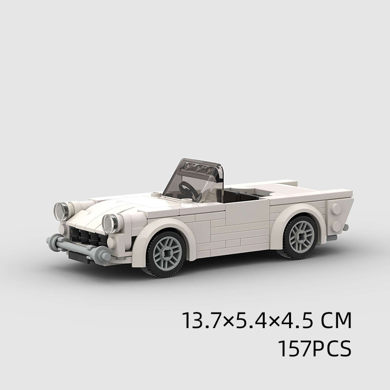 Jouets pour enfants, modèle de voiture de sport et blocs de construction à petites particules, jouets éducatifs MOC