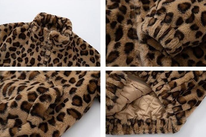 Veste en polyester épaissie pour enfants mignons à la mode