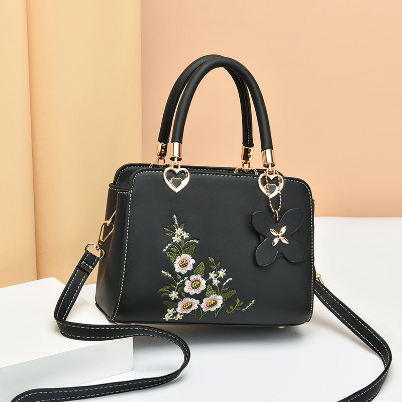 Sac à main à bandoulière décoratif à imprimé Floral pour femmes, mode européenne et américaine