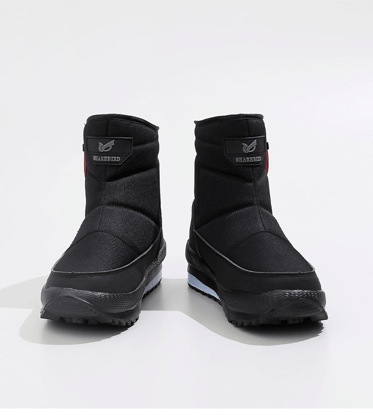 Chaussures en coton épaisses et doublées de polaire pour personnes âgées, courtes et antidérapantes, grandes chaussures chaudes