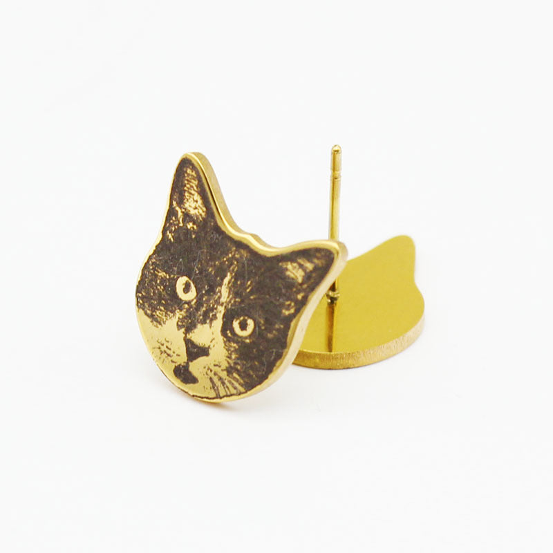 Boucles d'oreilles personnalisées chat chiot mignon