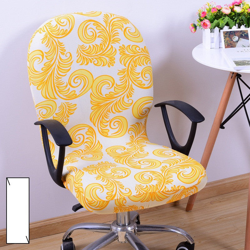 Housse de chaise d'ordinateur housse de chaise de bureau ensemble de chaise pivotante housse de chaise housse de chaise de levage rotative housse de chaise