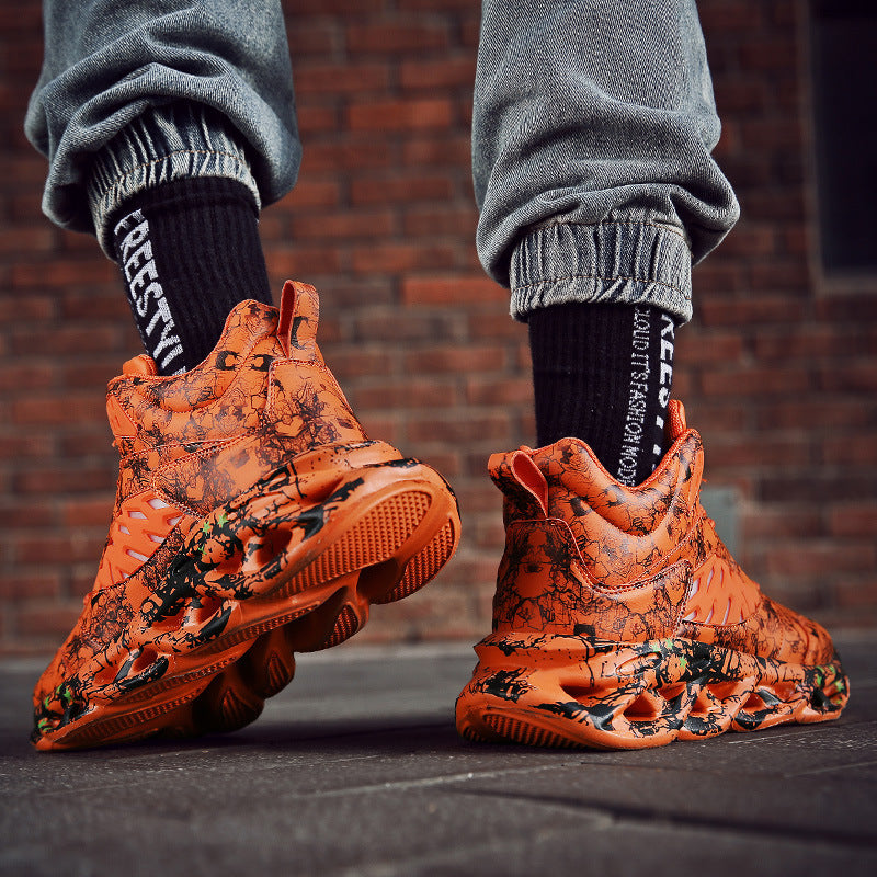 Chaussures anciennes à lame de sport et de loisirs de camouflage à la mode