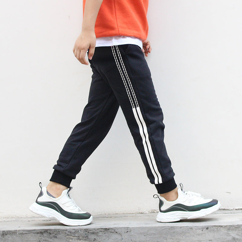 CUHK Pantalon anti-moustique pour enfants Pantalon tricoté pour garçons