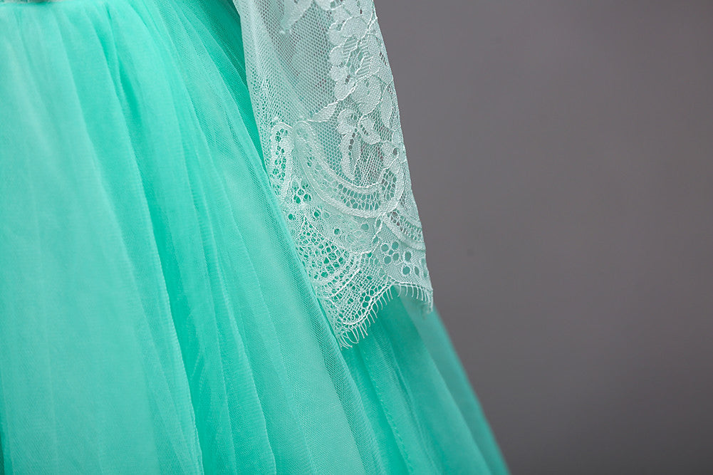 Vestido largo de niña de flores para niños