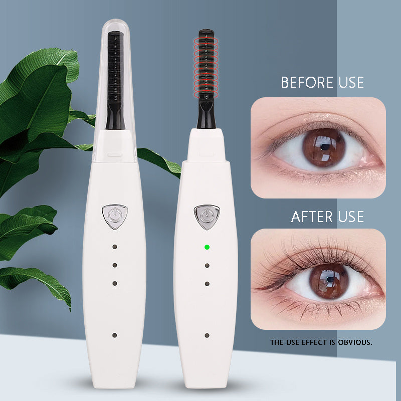 Recourbe-cils électrique chauffant, Rechargeable par USB, recourbe-cils naturel à chauffage rapide, outils de maquillage longue durée