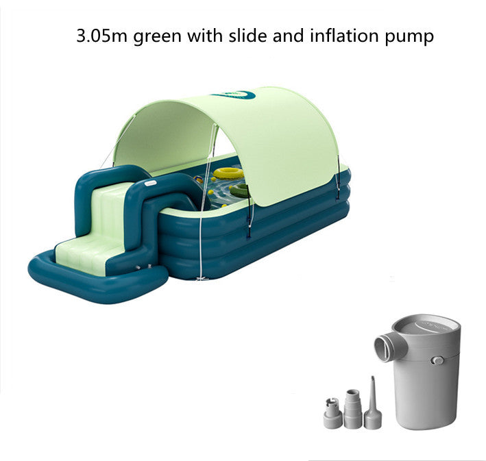 Piscine gonflable automatique pour enfants ombre piscine pour bébé seau de natation piscine pliante pataugeoire piscine à balles gonflable