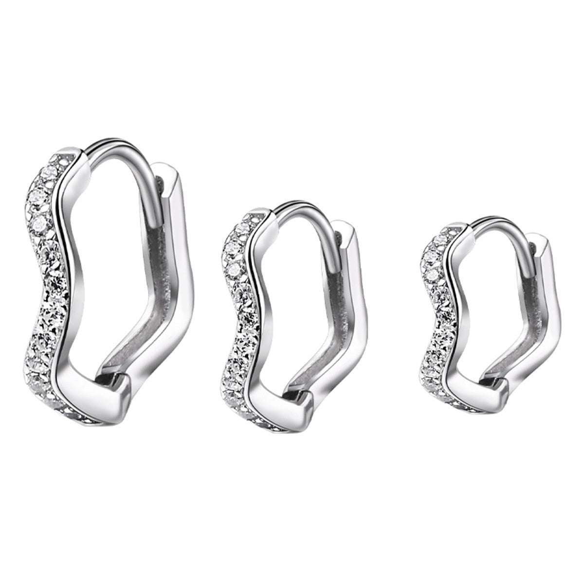 Bague d'oreille irrégulière pour femmes, mode exquise, haut sens