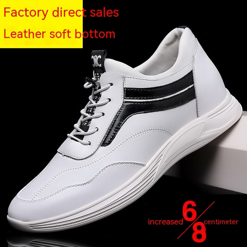 Zapatos con alzas informales de fondo suave para hombre