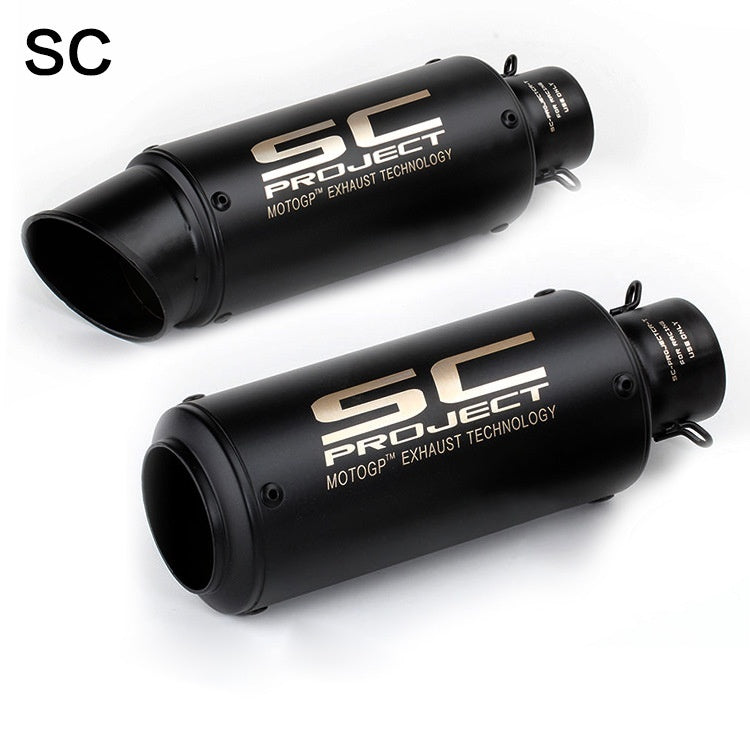 Tuyau d'échappement de baril modifié pour moto
