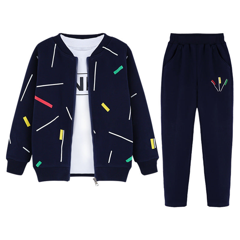 Ropa de niño guapo coreano de estilo occidental de dos piezas