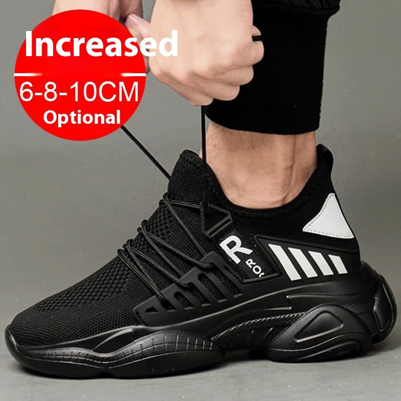 Chaussures de sport décontractées à talon de mode pour hommes d'ascenseur