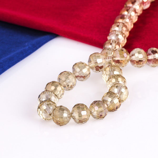 Accessoires de coiffure de mariée galvanisés, matériel d'ornement, perles coupées