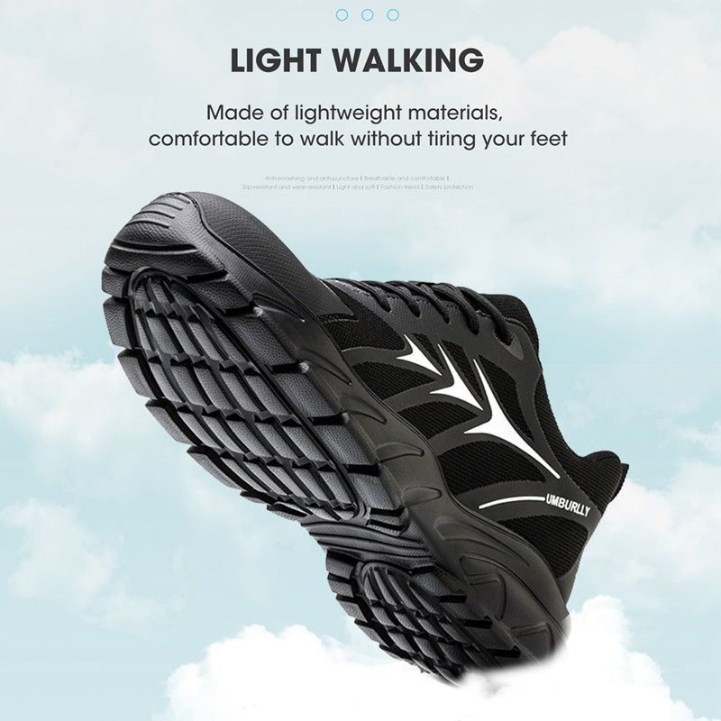 Chaussures de sécurité anti-écrasement et anti-pénétration pour la protection du travail, embouts en acier