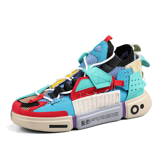 Guochao Wudao Zapatos de hombre extra grandes Zapatillas de deporte Zapatos casuales