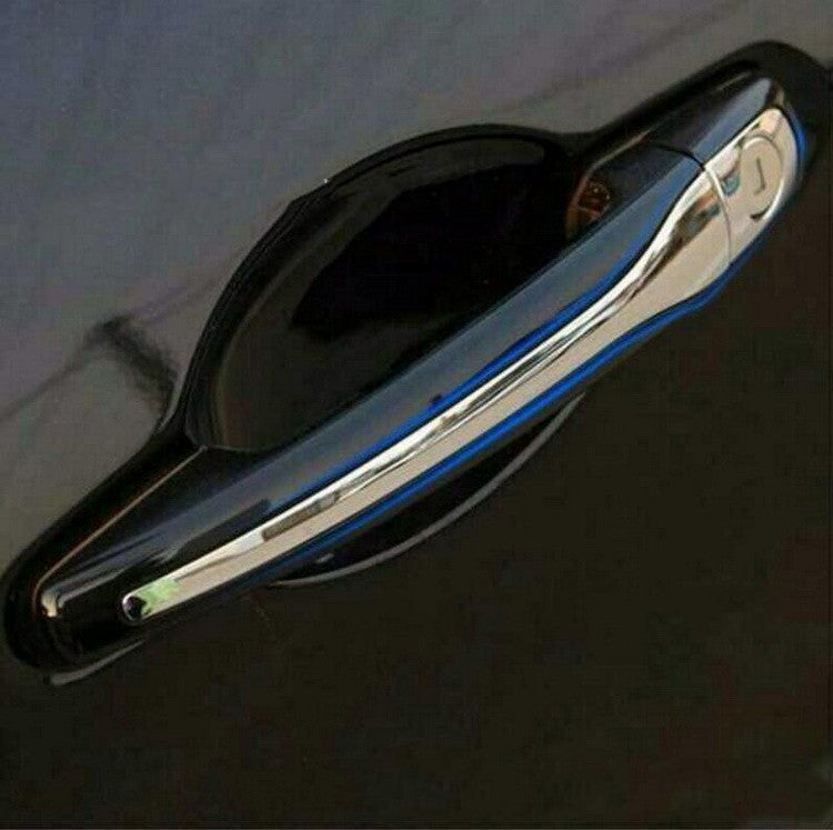 Pegatinas de manija de acero inoxidable para puerta de coche