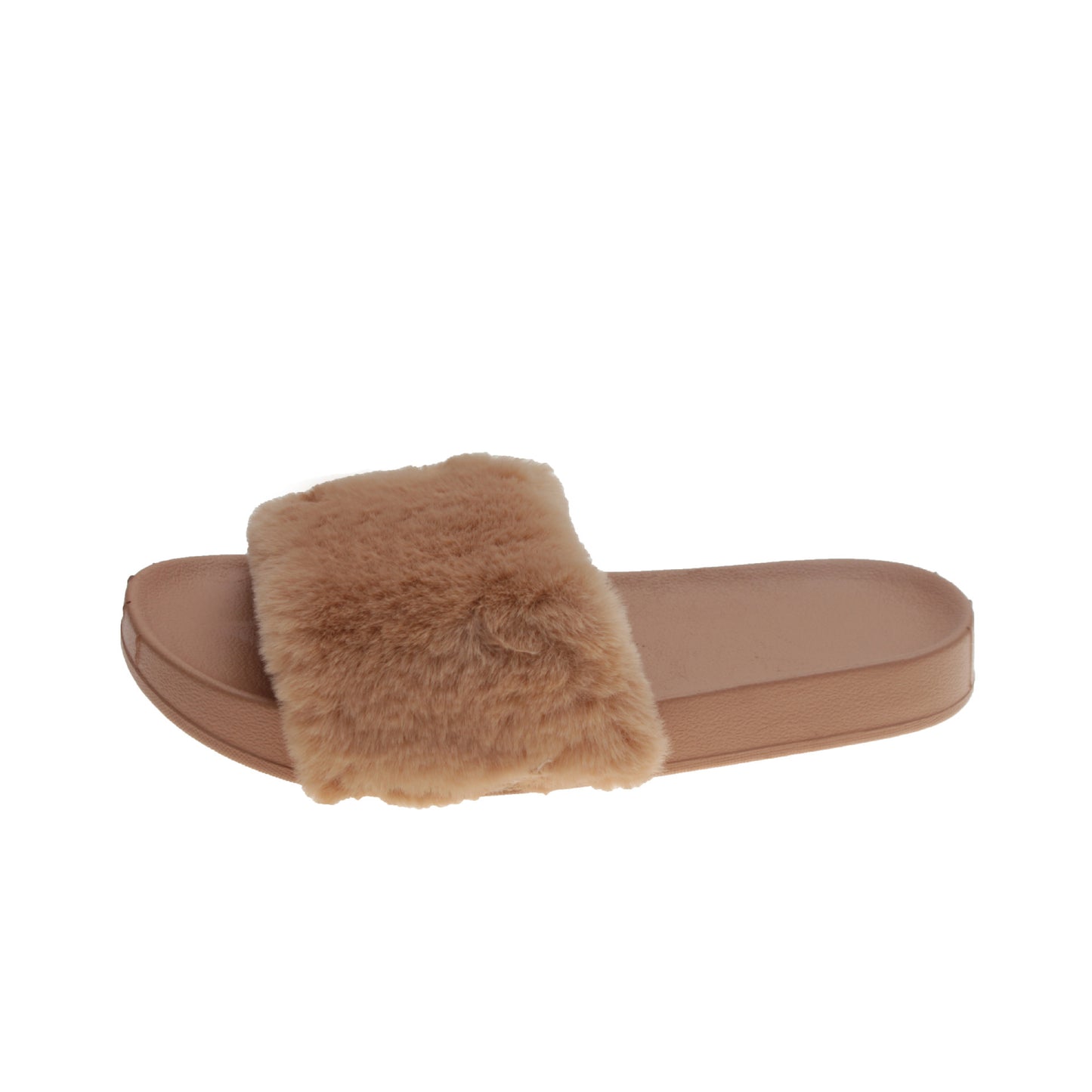 Diapositives Pantoufles moelleuses à fond plat en gros