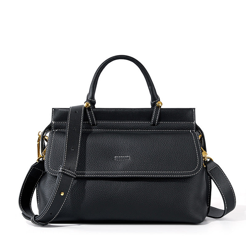 Sac à main en cuir de vache de première couche pour dames