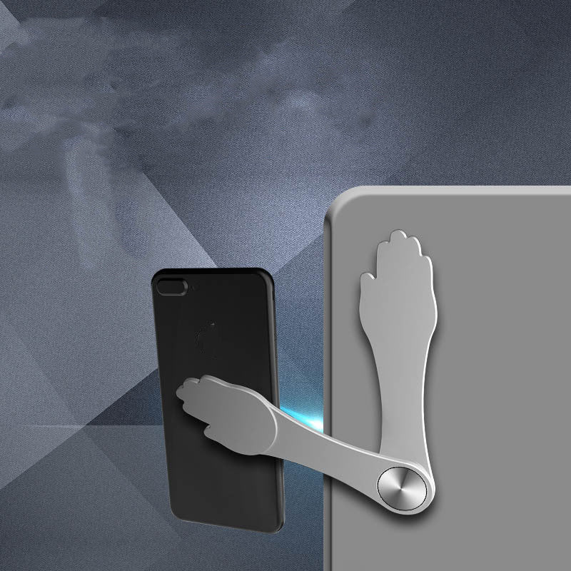 Soporte de metal para teléfono portátil Mini soporte portátil dos en uno