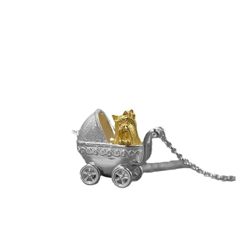 Collar colgante de plata de ley de Yorkshire perdido