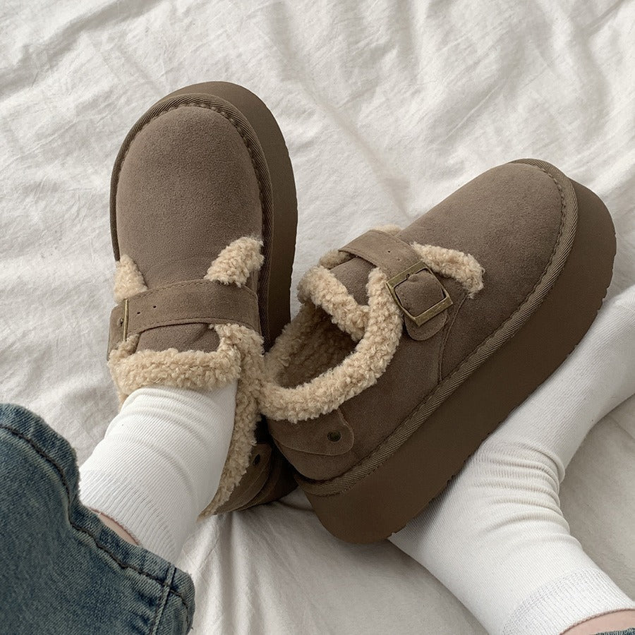 Non-slip Warm Raise The Bottom Snow Boots