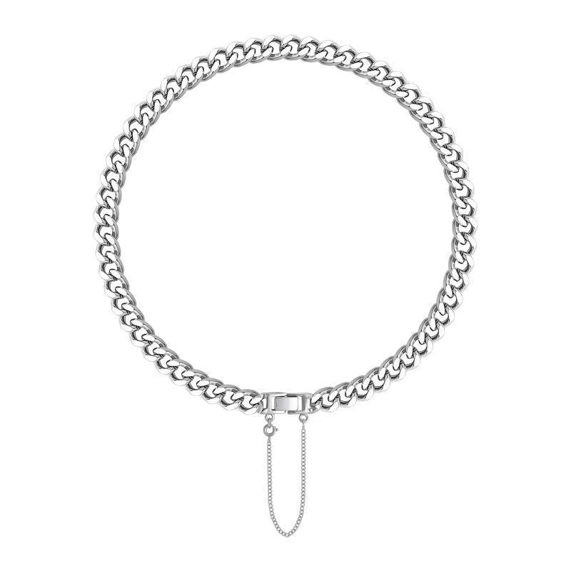 Collier cubain de Style européen et américain pour femmes, style Hip Hop