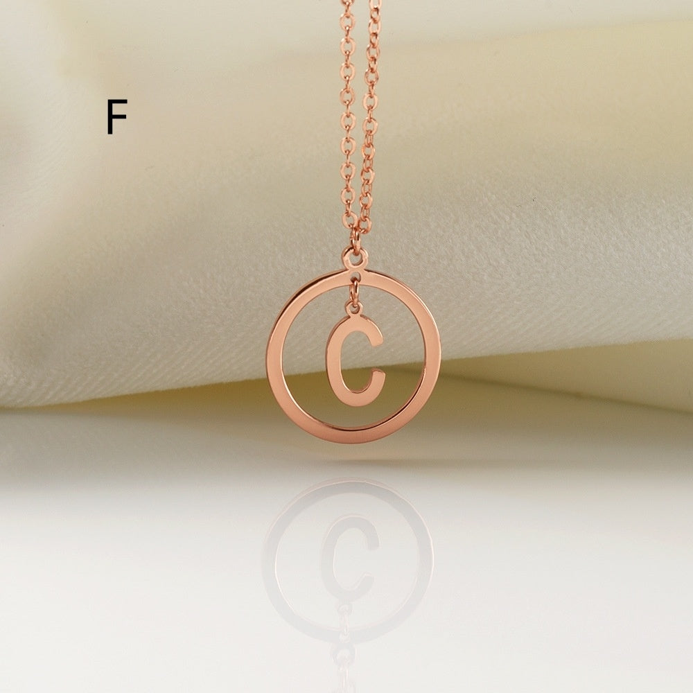 Collier de lettres polyvalent en cuivre