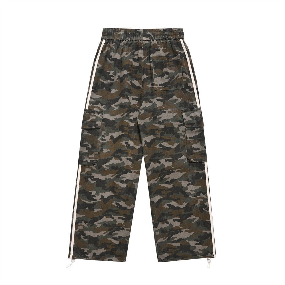 American Street Camouflage Cargo Pants Male