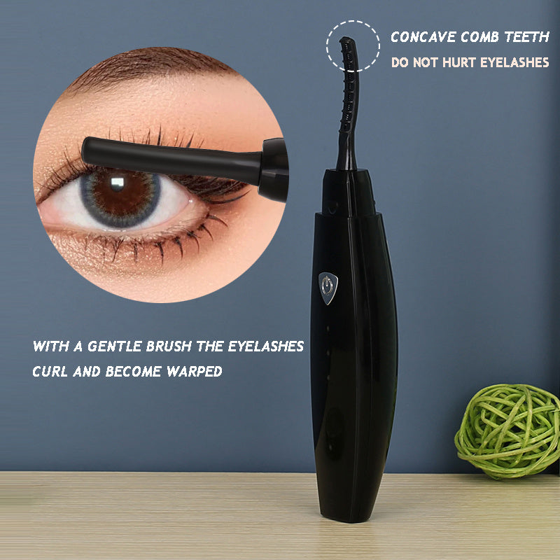 Recourbe-cils électrique chauffant, Rechargeable par USB, recourbe-cils naturel à chauffage rapide, outils de maquillage longue durée