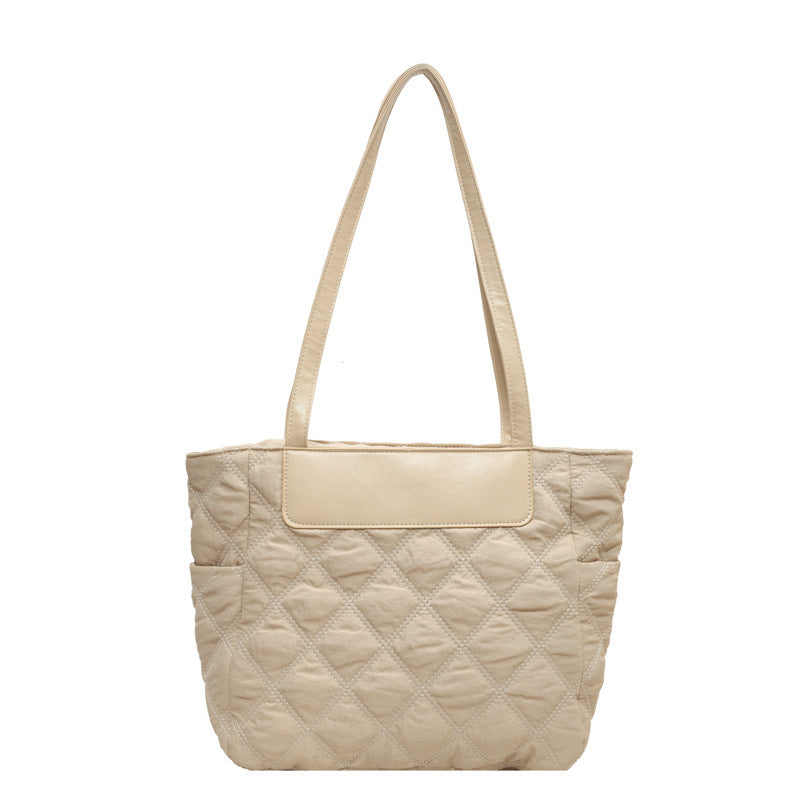 Losange couture sac à bandoulière automne et hiver luxe femmes sac haute capacité décontracté déplacements sacs à main personnalisés