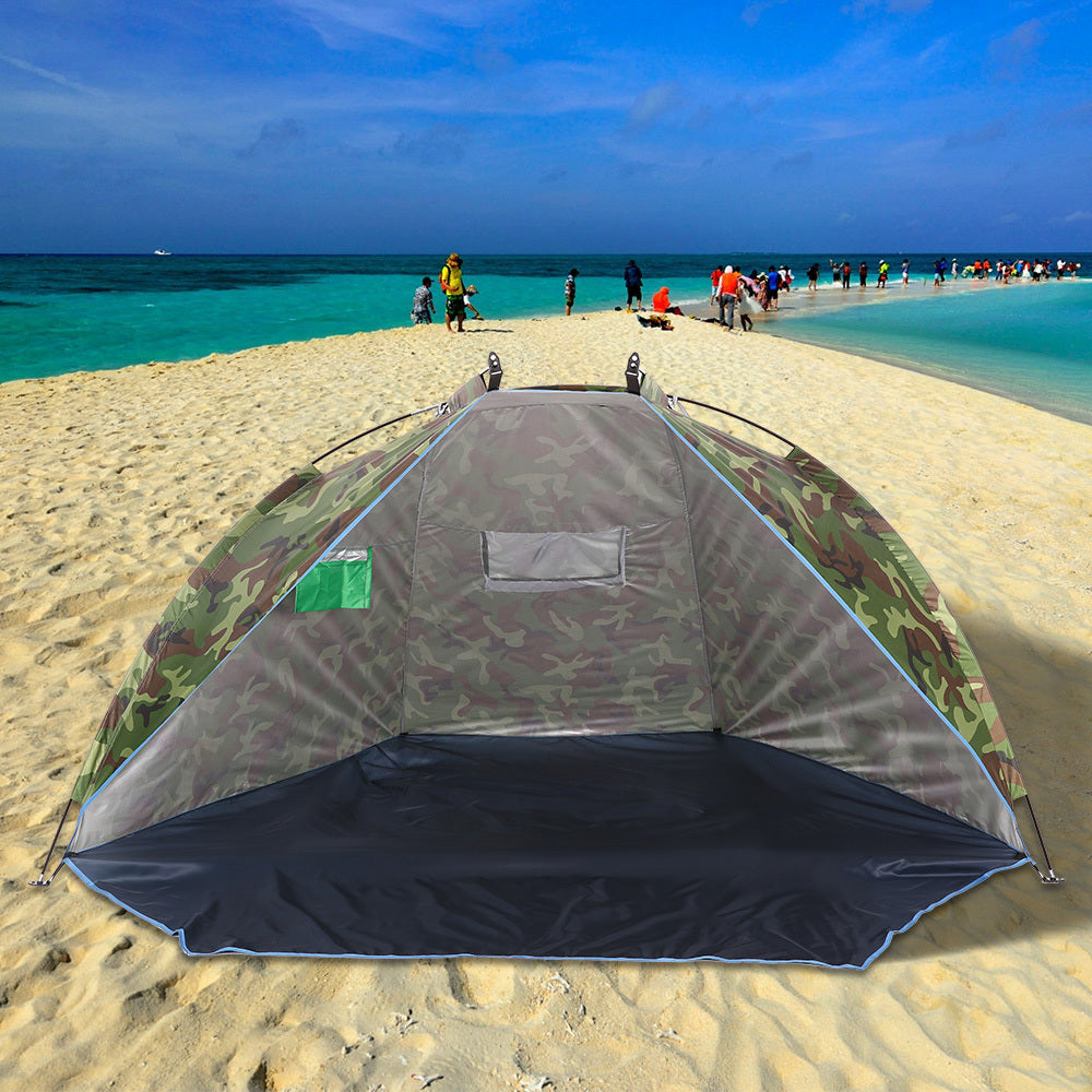 Tente d'ombre de plage extérieure de pêche pratique