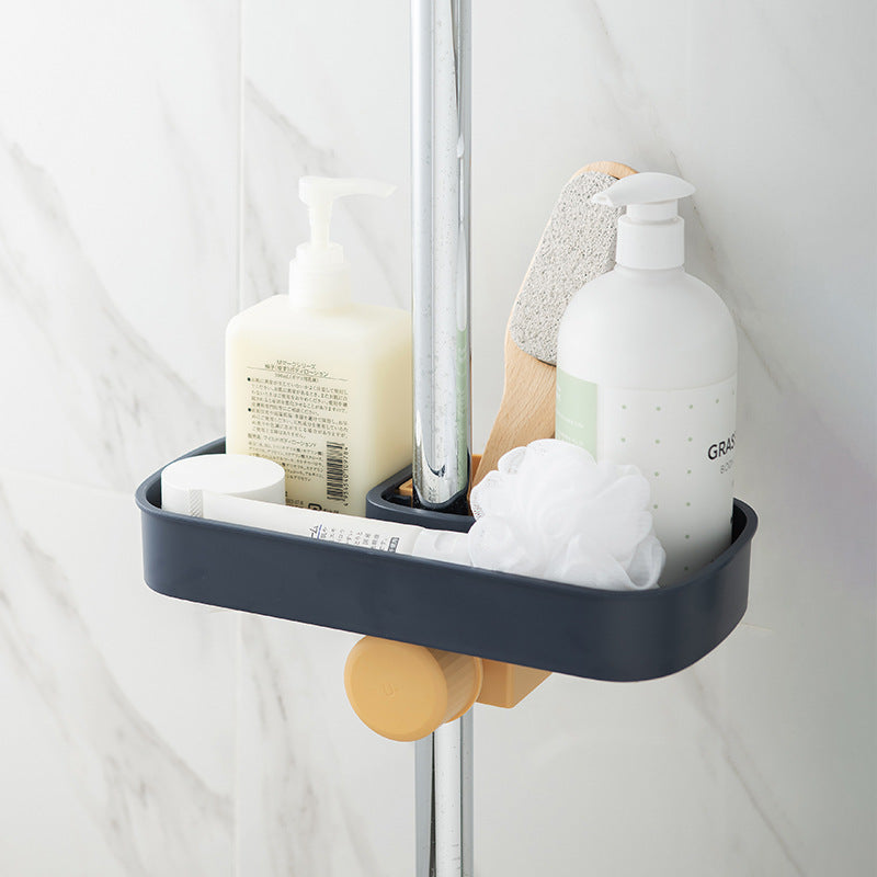 Estante para fregadero, escurridor de esponja y jabón, cesta de almacenamiento, bolsa, soporte para grifo, soporte ajustable para baño, fregadero, accesorios de cocina