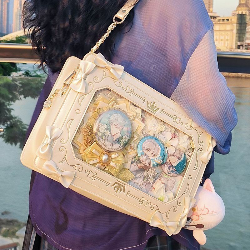 Bolso Cuadrado Pequeño Transparente Retro Versátil Para Niña