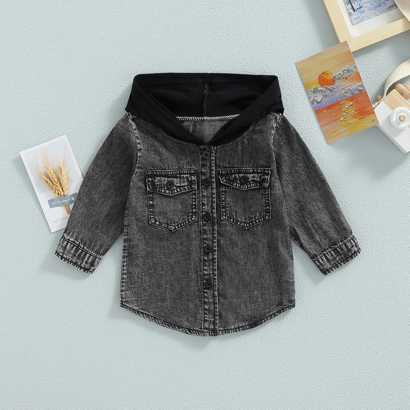 Manteaux pour garçons et filles dans le Style petit garçon, haut à capuche Chic et beau Cowboy