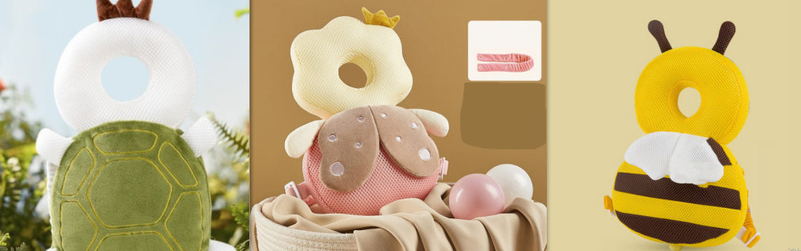 Prevención de caídas infantiles Reposacabezas para caminar para bebés
