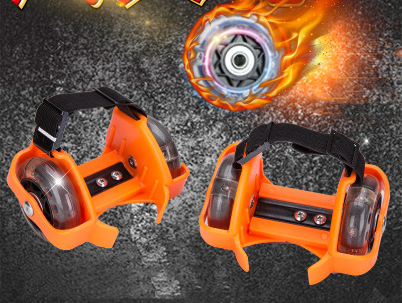 Patins à roulettes pour enfants en PVC Patins à roulettes lumineux tricolores