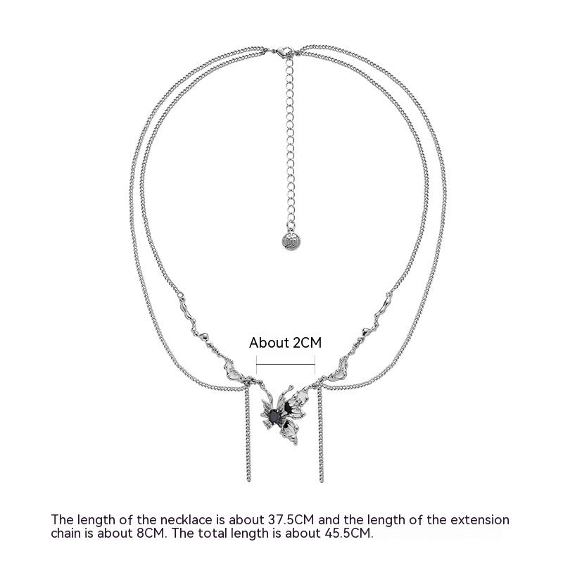 Original Ink Butterfly Earrings Female High Sense