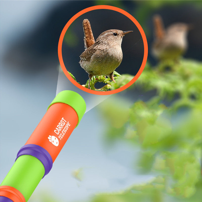 Télescope monoculaire à 3 sections, jouets à mise au point réglable