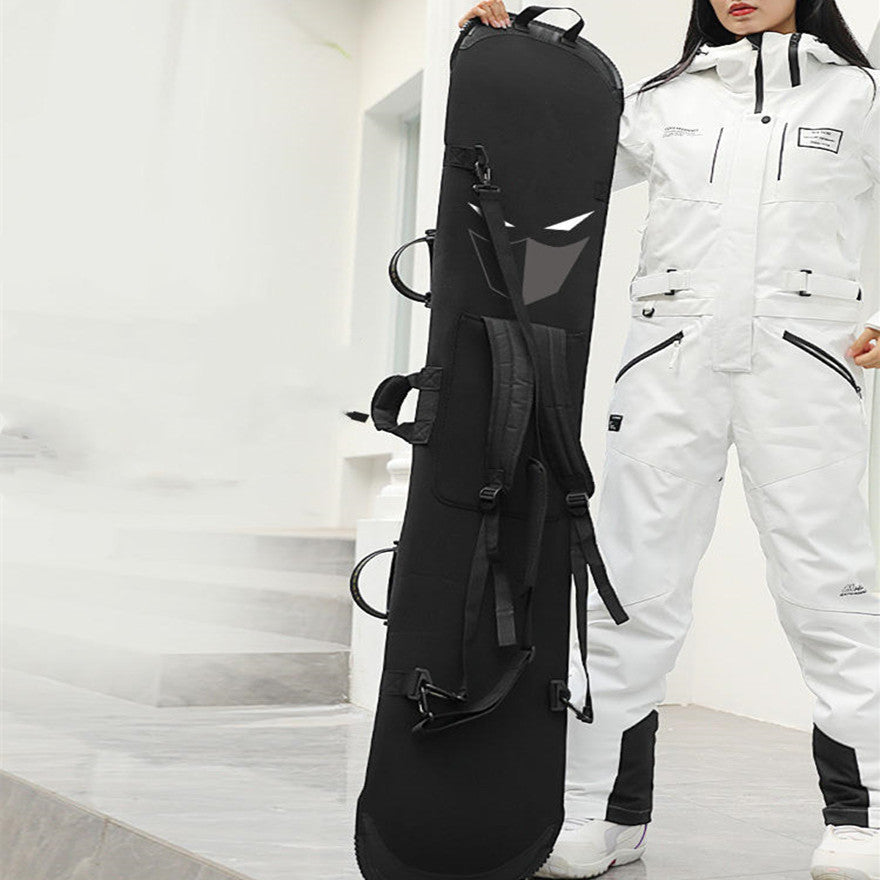 Mochila con bolsa para snowboard y esquí con piel de bola de masa de snowboard