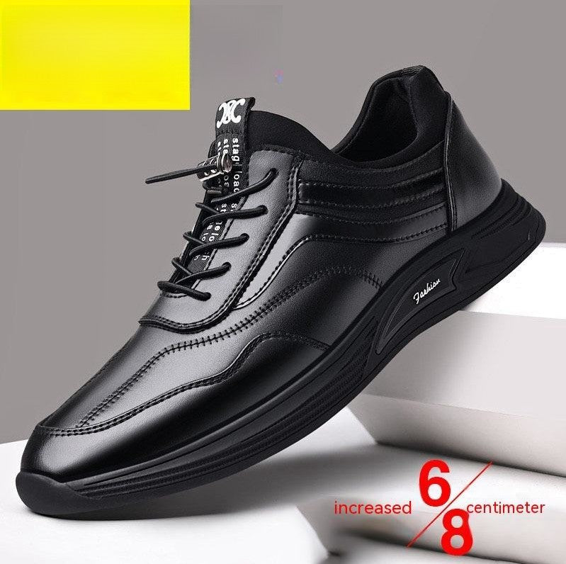 Zapatos con alzas informales de fondo suave para hombre
