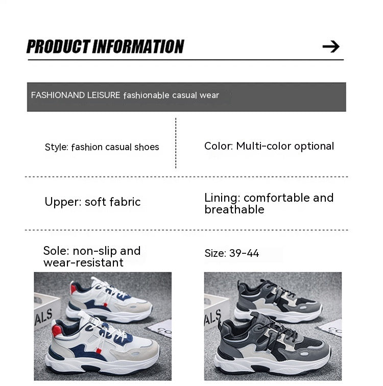 Zapatos casuales deportivos de malla tipo transpirable de primavera para hombres