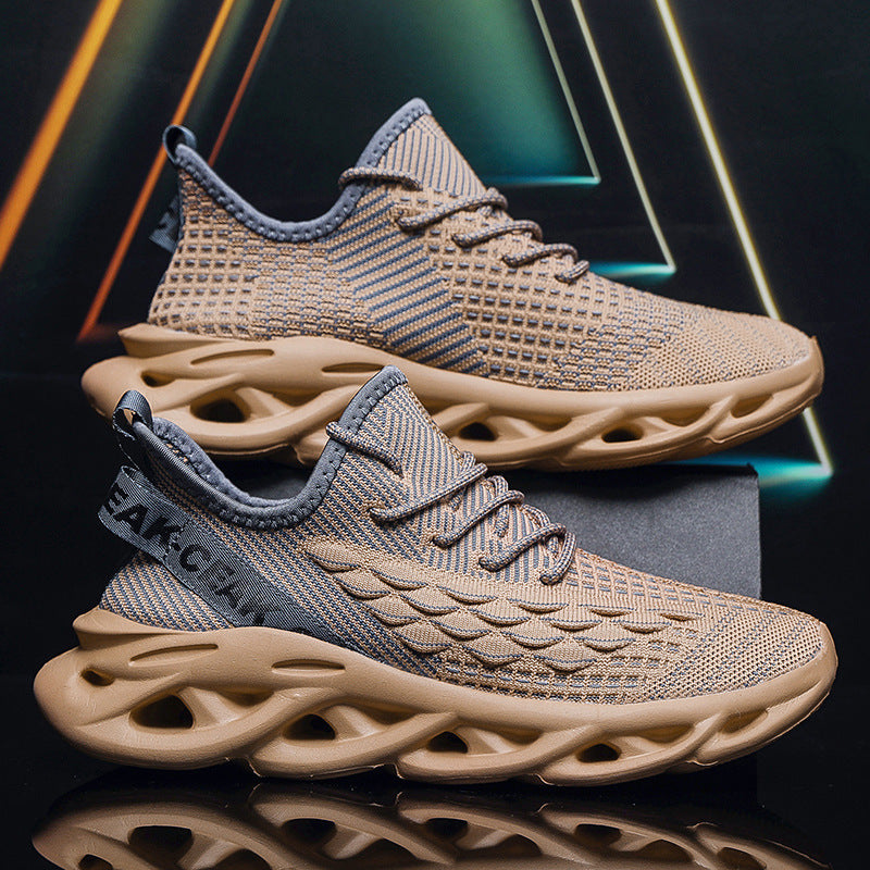 Chaussures de sport en maille tissée Fly pour hommes, chaussures de noix de coco