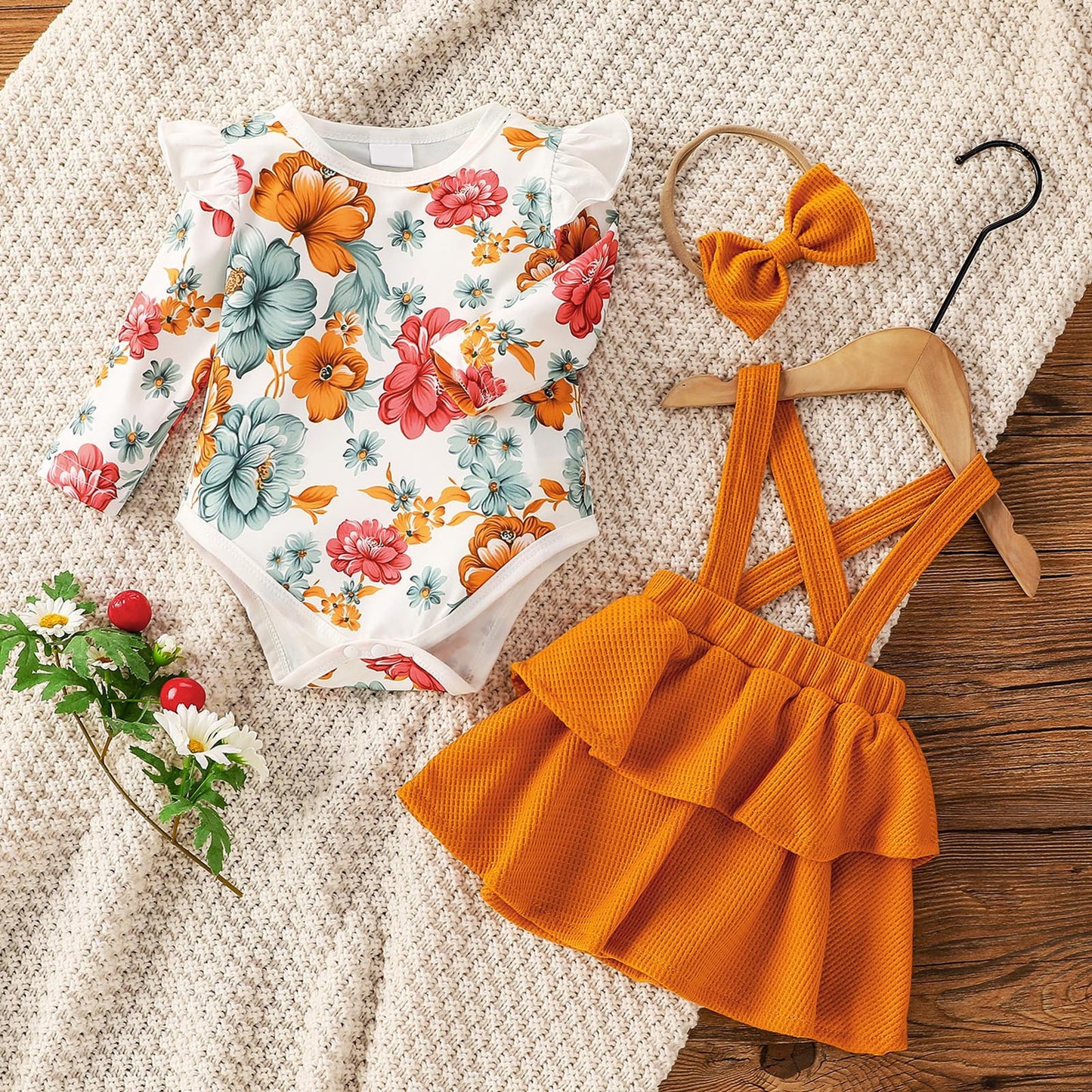 Ropa de exterior para niños y conjunto de bebé.