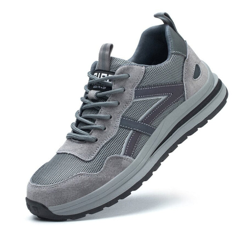 Chaussures de protection du travail anti-écrasement et anti-pénétration pour hommes